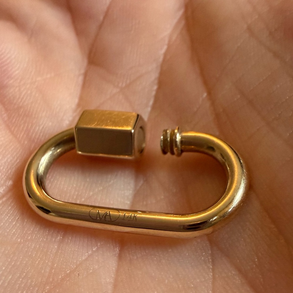 Marla Aaron YG Medium Lock - Picture 3 of 6